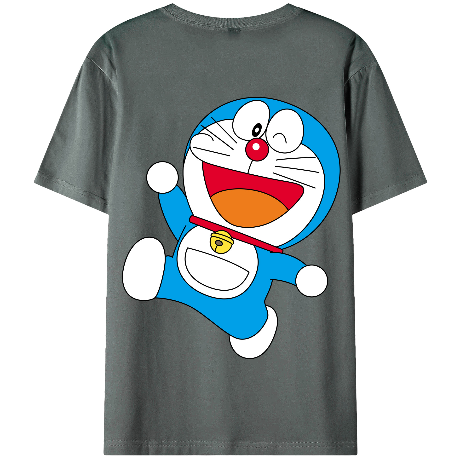 （画像用） ドラえもん Doraemon 綿100％半袖Tシャツ（背面プリント）
